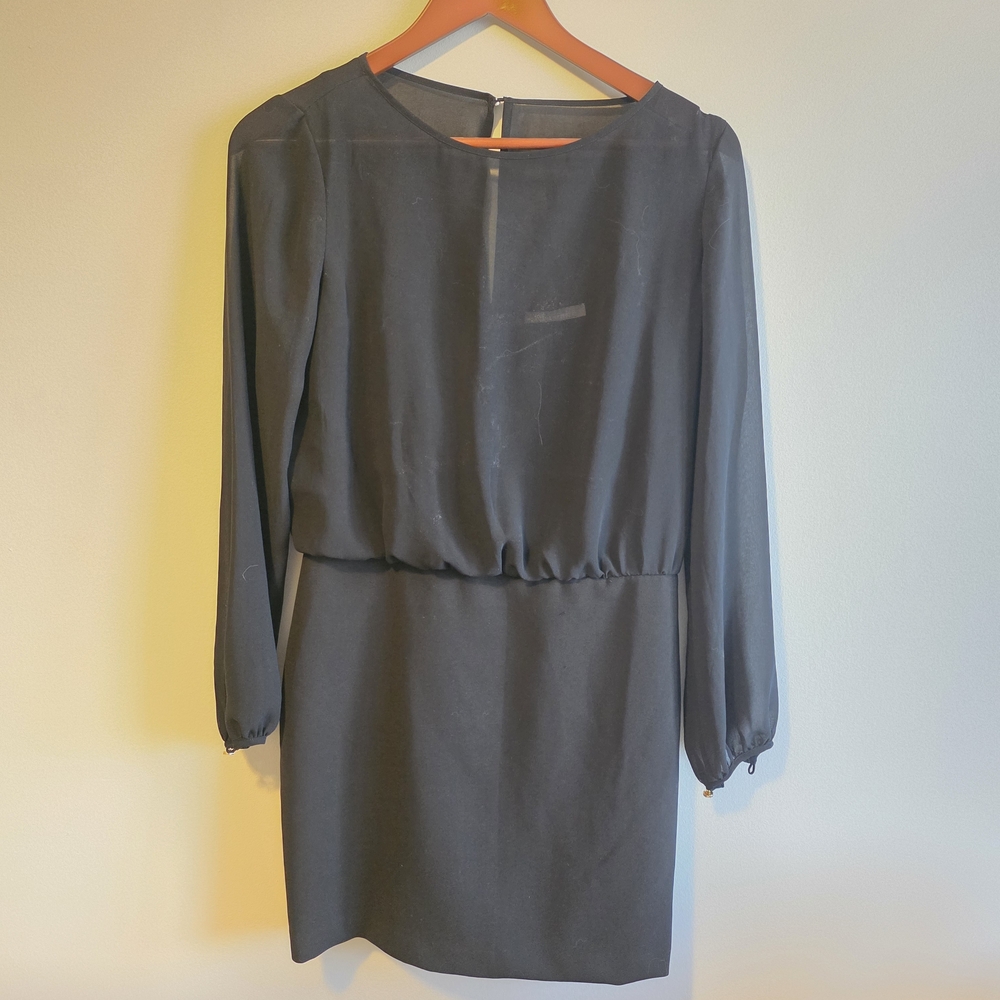 Banana Republic Classic Black Long Sleeve Dress